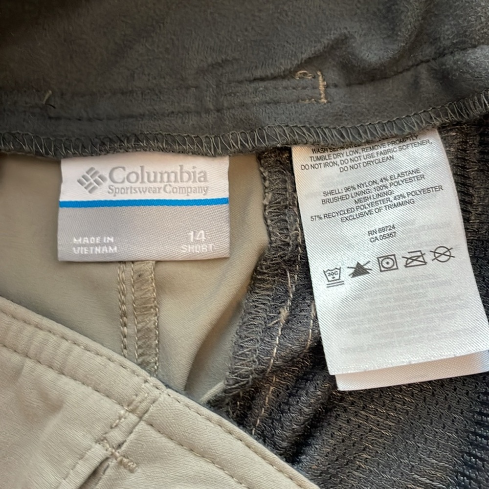 Columbia hiking pants. 14 short - Picture 6 of 7